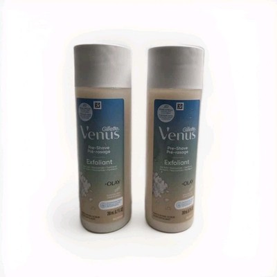 (2) Gillette Venus pre shave exfoliant  OLAY 200ml 6.7.oz Sea Salt Smooth #413