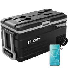EUHOMY 80QT Portable Electric Cooler, Car refrigerator, 0 to 68 , AC/DC