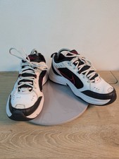 Nike Air Monarch IV White Black Red Mens Training Shoes 415445-101 Size 8