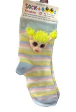 Ty Beanie Baby Rainbow Poodle Kids Socks Plush Character Novelty Socks (1 size)