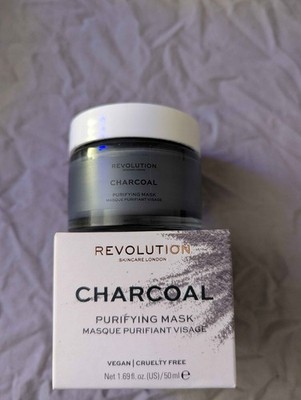 Revolution Skincare Charcoal Purifying Face Mask 1.69oz/50ml Vegan NEW