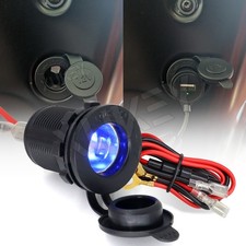 12V Car Cigarette Lighter Socket Phone Charger Power Adapter Outlet Plug Auto 