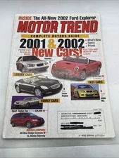 MOTOR TREND MAGAZINE OCTOBER 2000 2001 & 2002 NEW CARS DODGE CARAVAN EXPLORER