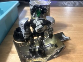 Lego Bionicle: Toa Nuva Onua Nuva Set #8566 Incomplete in Canister