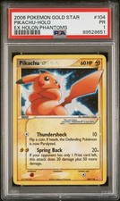PSA 1 PIKACHU GOLD STAR 104/110 | Holon Phantoms Holo Pokemon Card on eBay