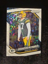 2025 Panini Prizm #290 Brandon McManus White Disco Prizm Green Bay Packers