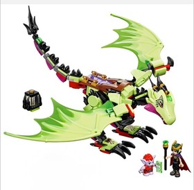 LEGO Elves LOT 41183 Goblin King's Evil Dragon + 41179 Queen Dragon's Rescue-INC