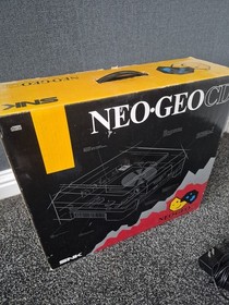 SNK Neo Geo CD Home Console Bundle Black CD-ROM w/ Box Controller AV Power