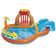 Bestway Outdoor Water Lava Lagoon Play Centre Pool Water Slide 265 x 265 x 104cm