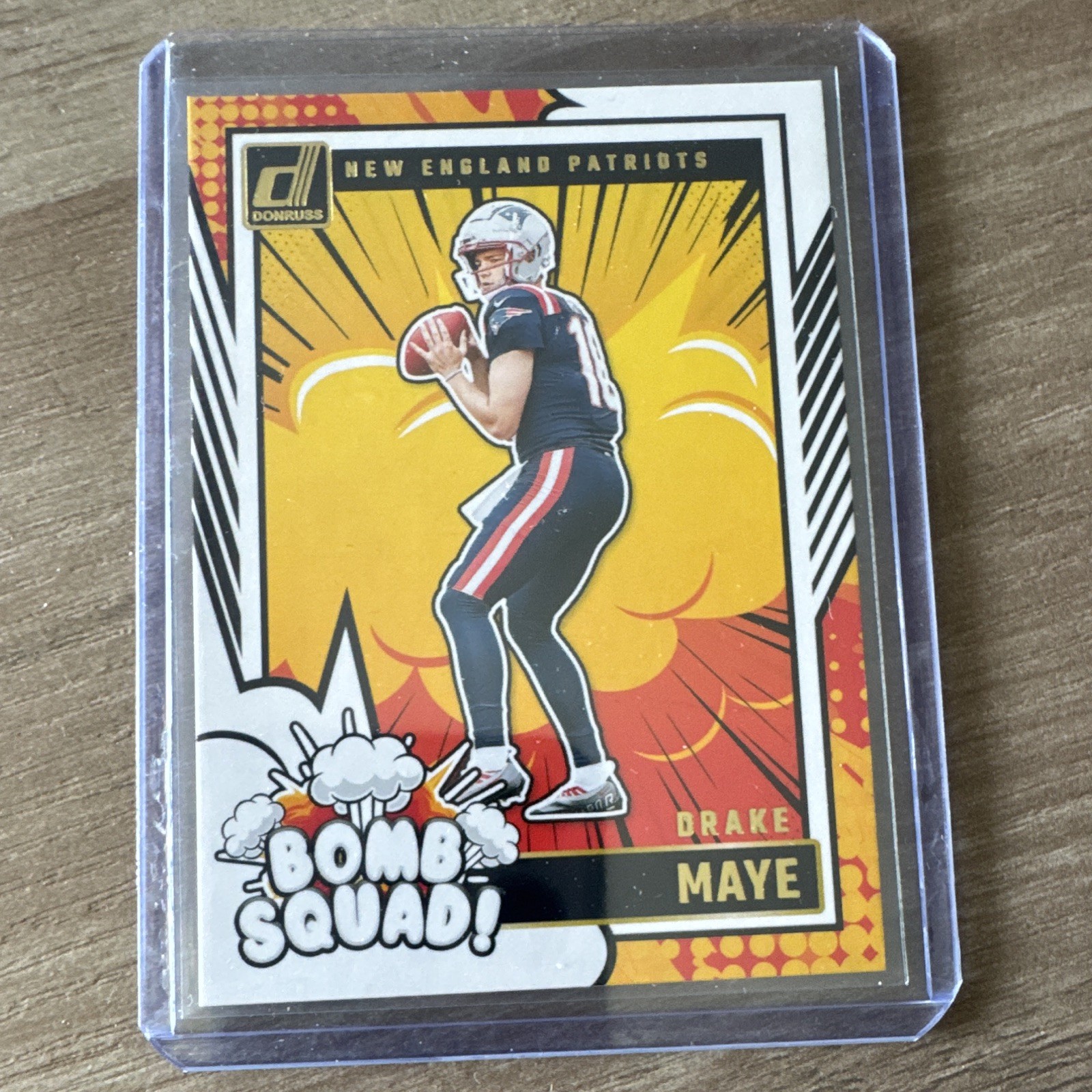 Drake Maye Panini Donruss Bomb Squad #28 Base