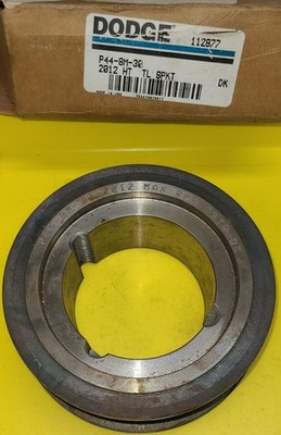 Dodge 112877 P44-8M-30-2012 Belt Sprocket, 8mm Pitch, 30mm Belt Width, 44 Teeth