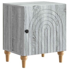 Bedside Cabinet Engineered Wood Modern Table Nightstand Furniture Small  vidaXL