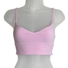 Lululemon Align V-Neck Bra A/B Cup Pink Nulu Light Support Sports Bra Size 4