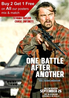 One Battle After Another 2025 Film Teaser Poster A5 A4 A3 A2 A1