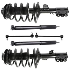 Front Rear Complete Strut Shock Sway Bar Links Kits for Toyota Sienna 1998-2003