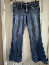 Paige Premium Denim Women’s Jeans Size 29 Blue Bootcut Embroidered Back Pockets