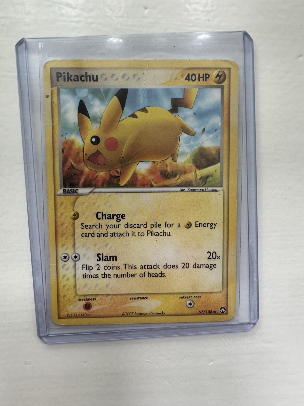 Pikachu 57/108 Power Keepers Pokemon Card HP