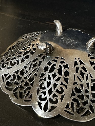 "Plato de baratija Lovelace Lovelace de colección placa de plata 6"" W" - Imagen 7 de 9