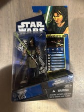 Star Wars Clone Wars 2010 MOC 3.75  Quinlan Vos Action Figure CW 36 Hasbro VHTF