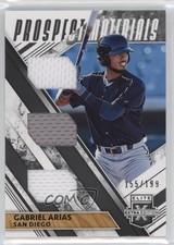 2019 Elite Extra Edition Triple Prospect Materials Black /199 Gabriel Arias hg6