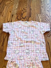 NWOT Sanrio Hello Kitty Girl  s 2 Piece Lounge Pajama Set Pink- approximately 5-6