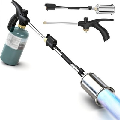 Propane Torch Weed Burner, 1,800,000 BTU Flame Thrower with Self, ignite Feat...