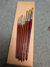 1x Sable artists hobbyist sable series 2 paint brushes lp brush co various size