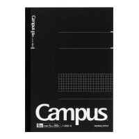 Set of 10 KOKUYO Campus Notebooks, Grid Ruled, 80 Sheets, Semi-B5 Size, No-8S5-D