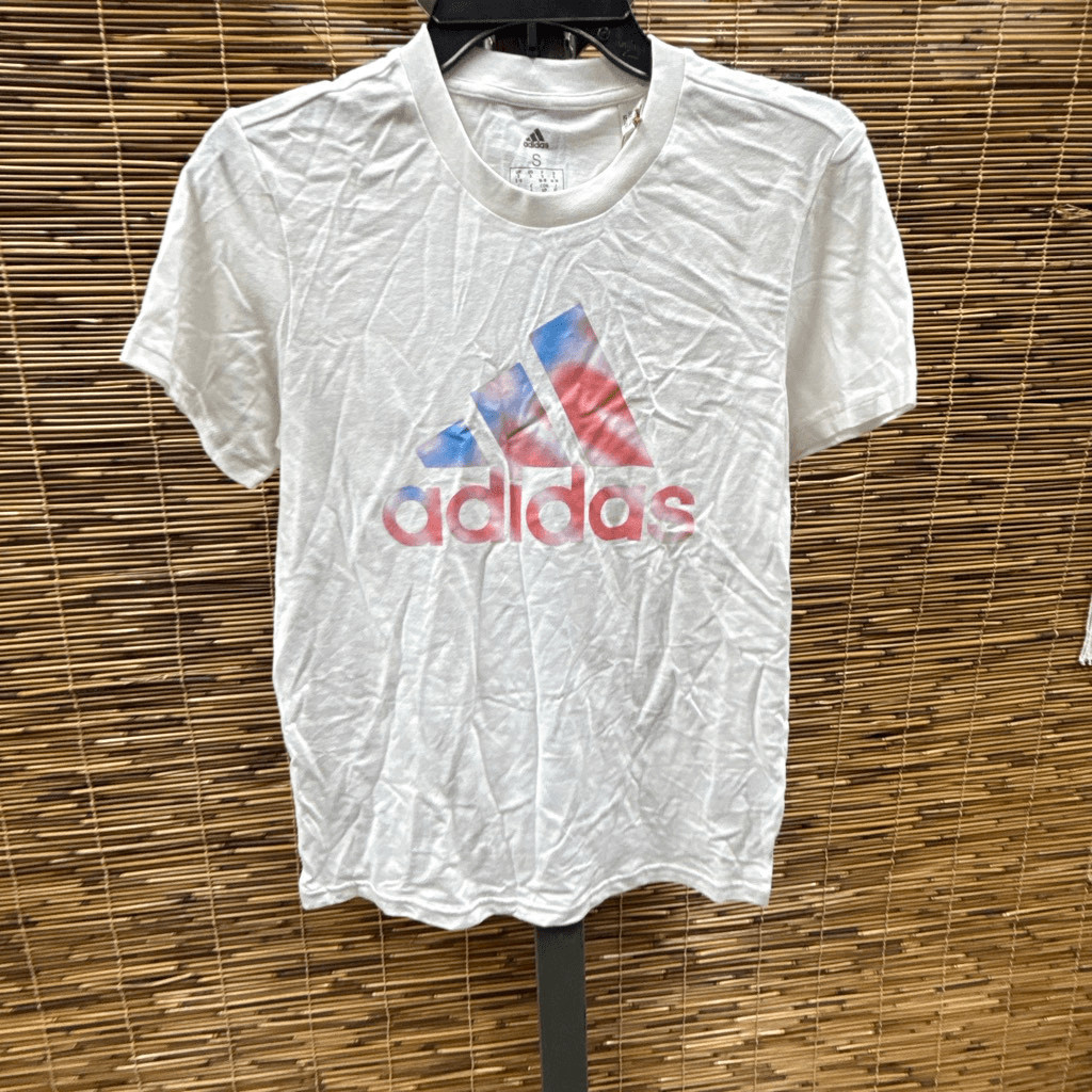 Adidas Women S Americana Logo T-Shirt White Size Small thumbnail 2