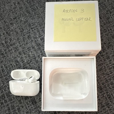 Apple AirPods 3 Righ Earbud Wireless In-Ear Bluetooth with Charging Case