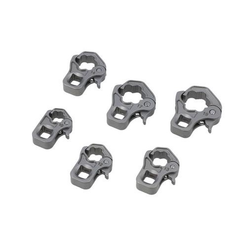 Laser Tools Ratcheting Crows Foot Wrench Set 3/8"D Stainless Steel 8874