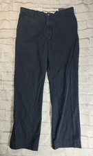 Polo Ralph Lauren Chino Pants Sz 34x30 Blue Classic Fit Stretch Dress Preppy