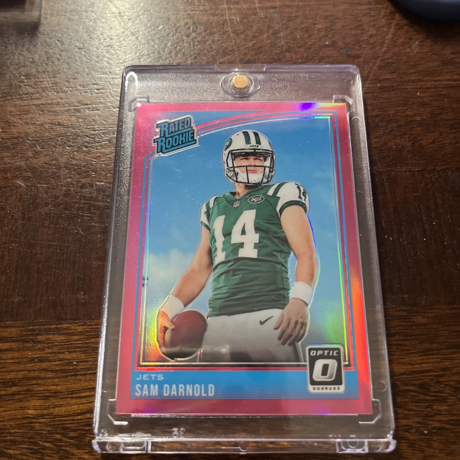 2018 Donruss Optic - Rated Rookie Sam Darnold #151 Pink Prizm (RC)