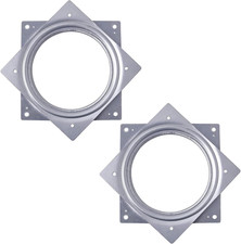 2Pack 6" Lazy Susan Turntable 500-Lb Steel Ball Bearing Rotating Tray Strong Stu