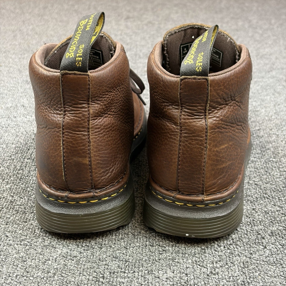 Dr. Martens Niel Boots Mens 9 Womens 10 Brown Leather Lace Up AirWair AW004 Doc Martens AW004 Original Boots Mens Leather | Mercari main image 2