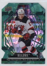 2022 Upper Deck Allure Green Rainbow Die-Cut 93/99 Yegor Sharangovich #53 1in8