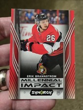 2019 2019-20 UPPER DECK SYNERGY ERIK BRANNSTROM MILLENNIAL IMPACT MI-5 SENATORS