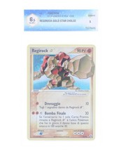 Pokémon-Regirock Gold Star (Holo)-Ex La Leggenda di Mew-GRAAD 6.5 EX-MT ITA 2006