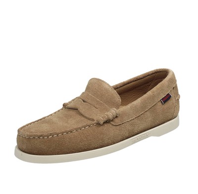 Sebago Dan Boat Flesh Out - Sand Wildleder Halbschuhe - Größe 41 [7,5 US 26cm]