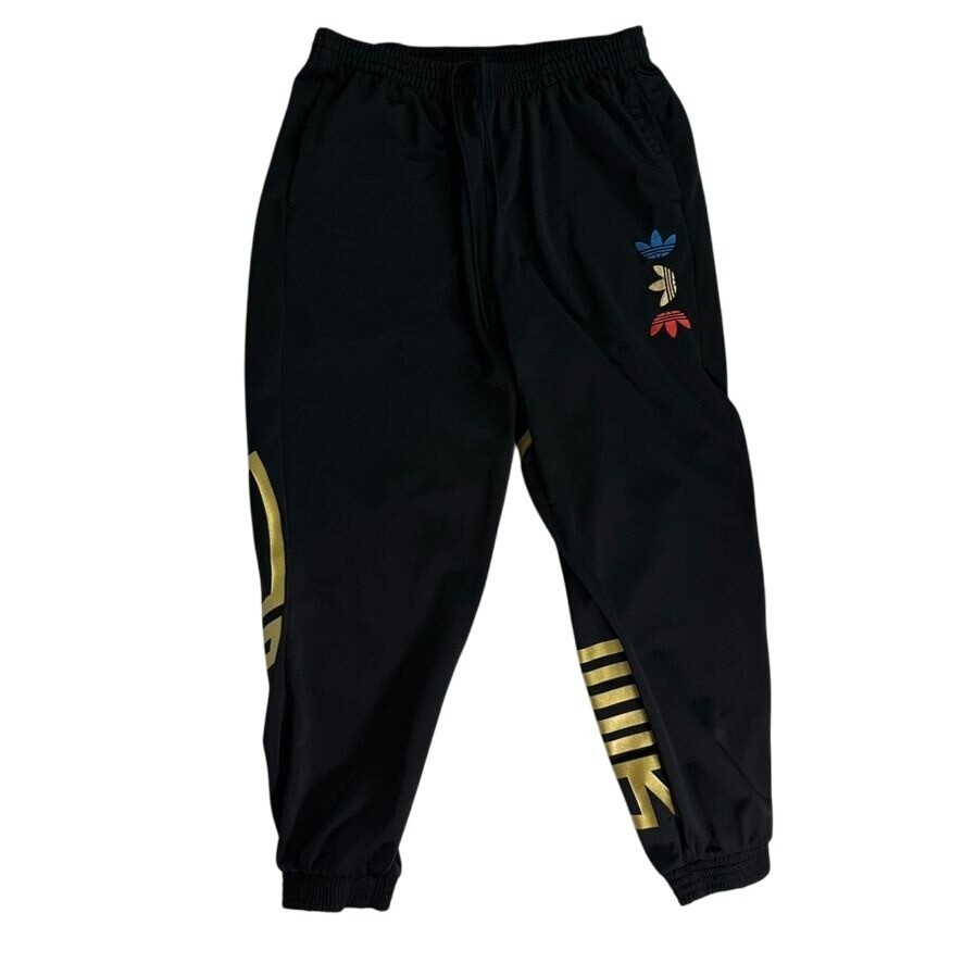 Adidas ORIGINALS Metallic Trefoil Track Pants Black FS7325 Mens