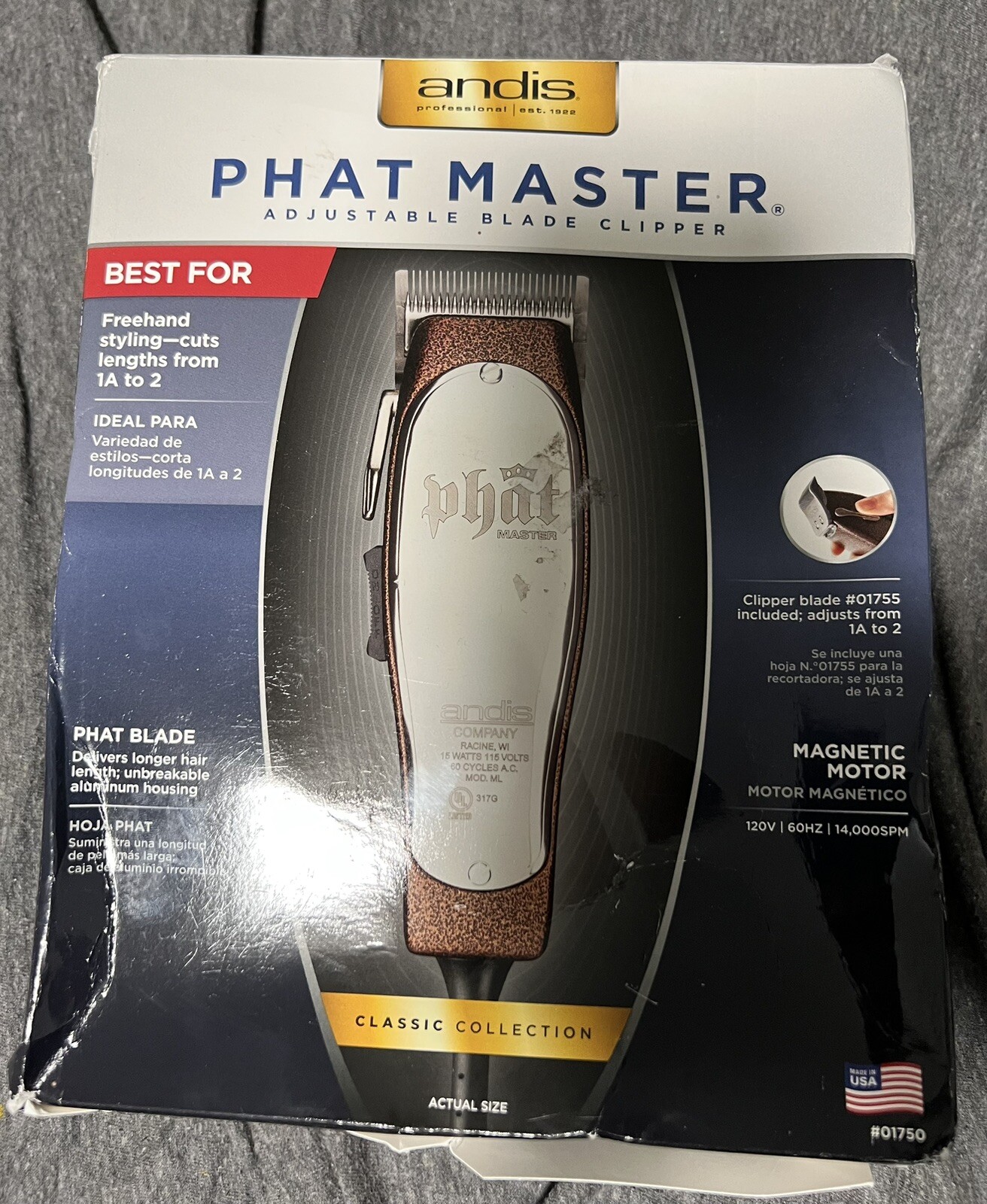 NEW Andis Phat Master Clipper