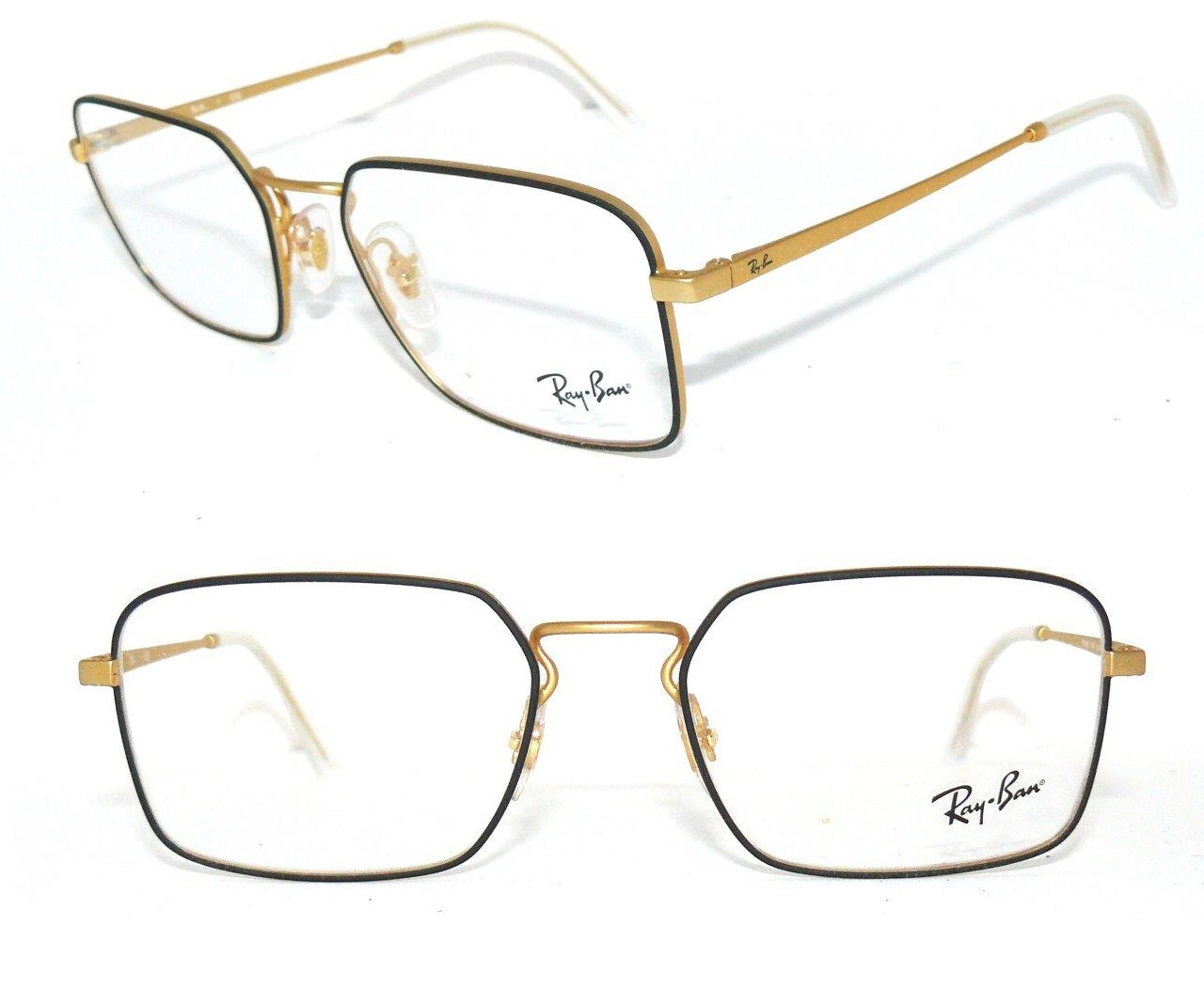 RAY BAN BRILLE BLAU GOLD RB 6440 3053 DAMEN TITAN FLEX FASSUNG 6498 HERREN 6448