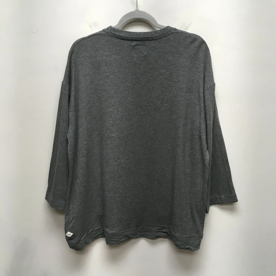 Fil Noir Mujer Gris Hombro Caído Cuello Redondo Polar Italia Pullover Sudadera M Foto 4 de 4