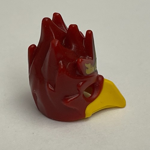 Lego The Legends of Chima Foltrax Phoenix Mask Dark Red Yellow Replacement Part - Picture 5 of 6