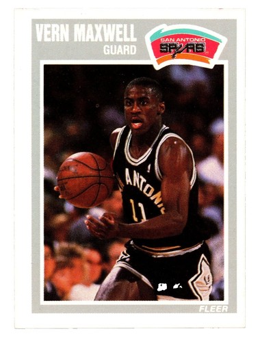 1989-90 Hoops #271 Vernon Maxwell San Antonio Spurs Rookie | eBay