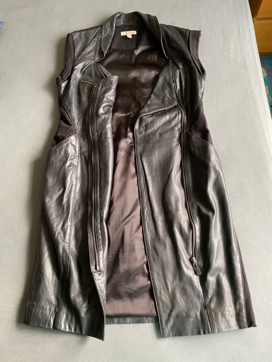 Ted Baker leather biker style dress size 2 | eBay UK