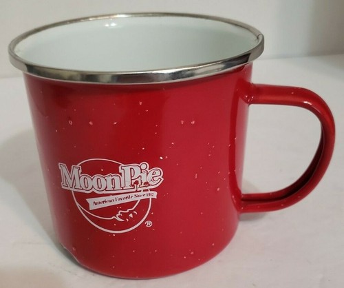 Moonpie Emaillegeschirr Kaffeetasse/Becher rot