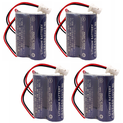 #ad 4 Pack CR17450 2WK27 D80UB016170 3V 2*CR17450 Battery Pack for Mazak 2CR17450 $106.20