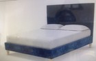 soho King size bed frame - Feather and black