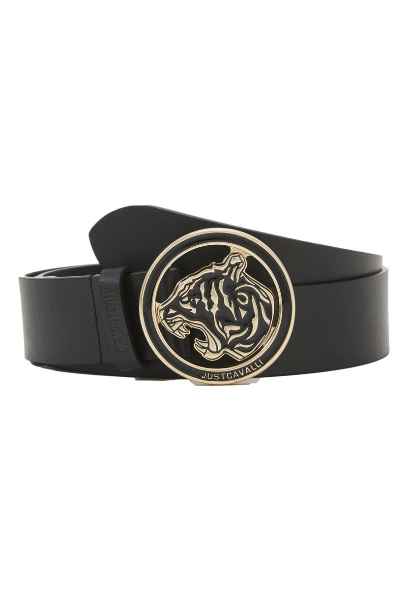 NWT JUST CAVALLI LEATHER BELT WITH LOGO PLATE S07TP0256  display picture 3